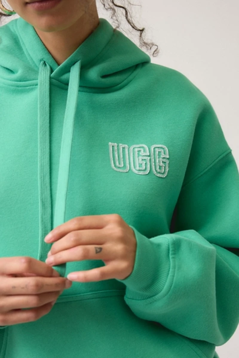 UGG Logo Chenille Applique Graphic Hoodie Sweatshirt