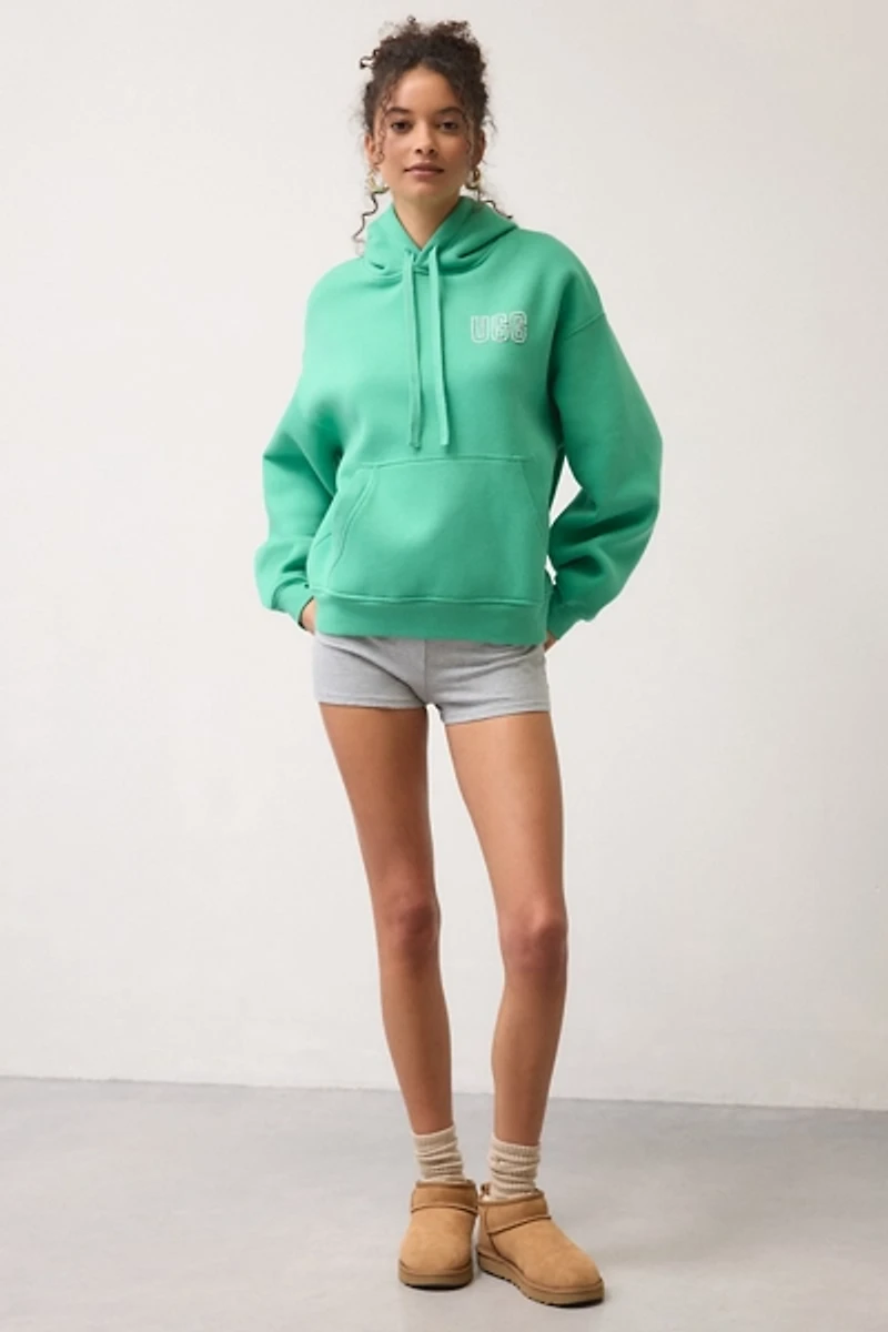 UGG Logo Chenille Applique Graphic Hoodie Sweatshirt