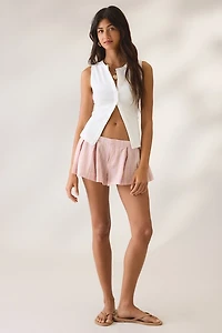 Kimchi Blue Talia Printed Trapeze Pleated Short