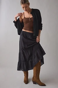 Azalea Wang Etienne Faux Suede Cowboy Boot