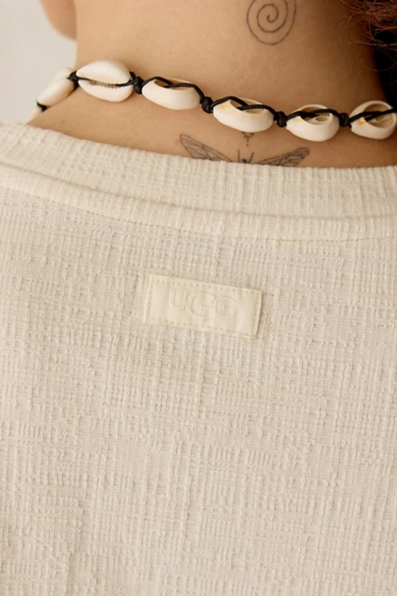 UGG Hayvie Cotton Cropped Crew Neck Pullover
