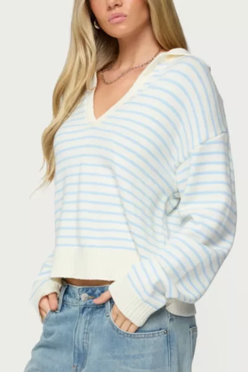Edikted Copenhagen Oversized Striped Sweater