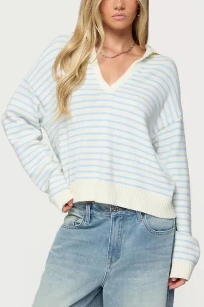 Edikted Copenhagen Oversized Striped Sweater