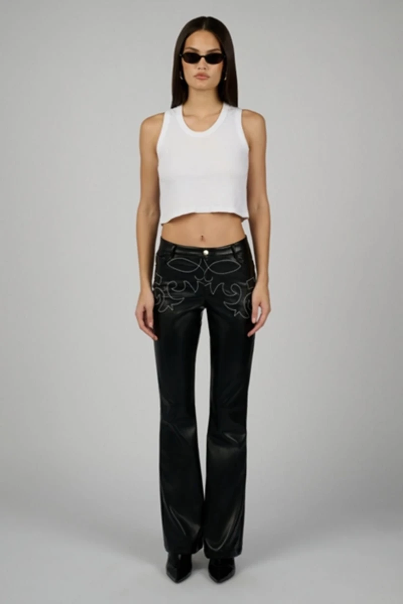 WeWoreWhat Low Rise Western Pant