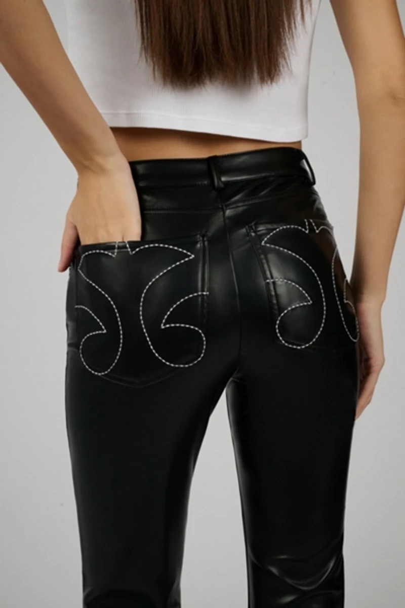 WeWoreWhat Low Rise Western Pant