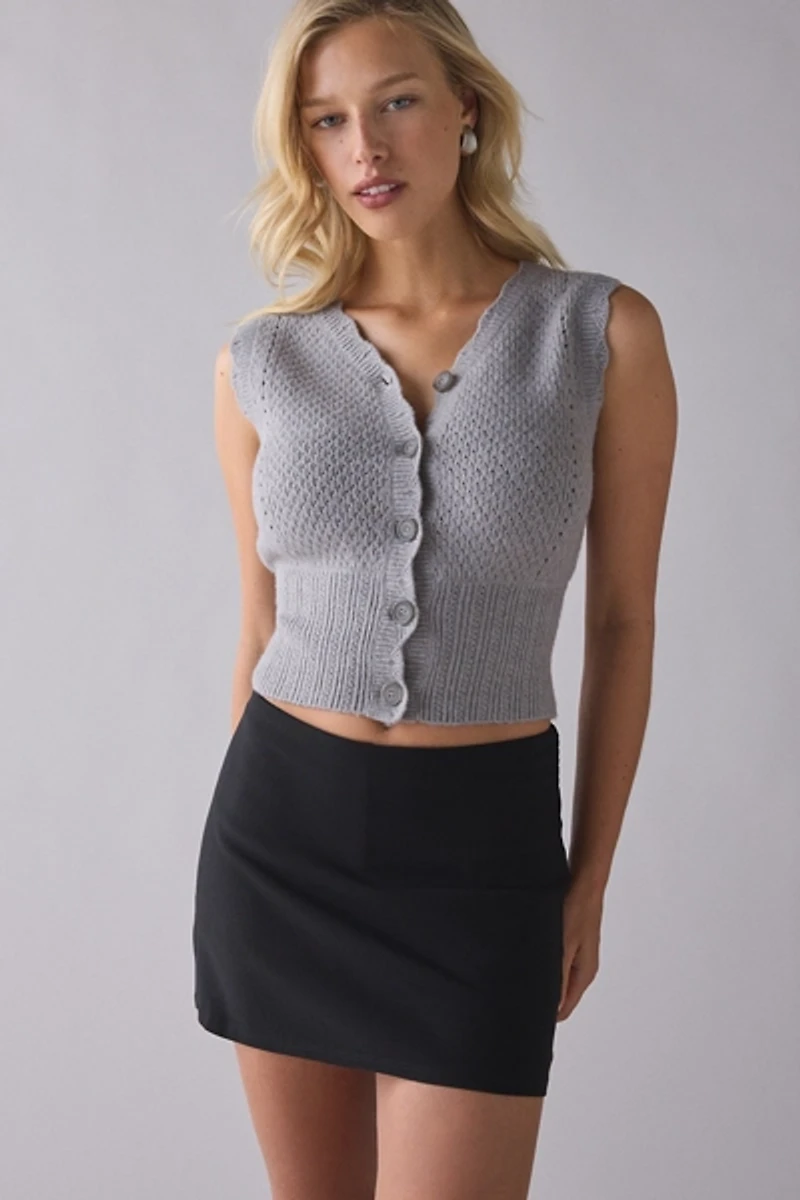 UO Cher Mid-Rise Mini Skort