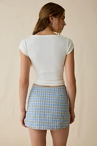 UO Cher Mid-Rise Mini Skort