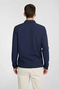 Onia Long Sleeve Pique Polo