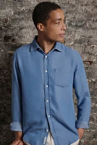 Onia Denim Chambray Long Sleeve Shirt