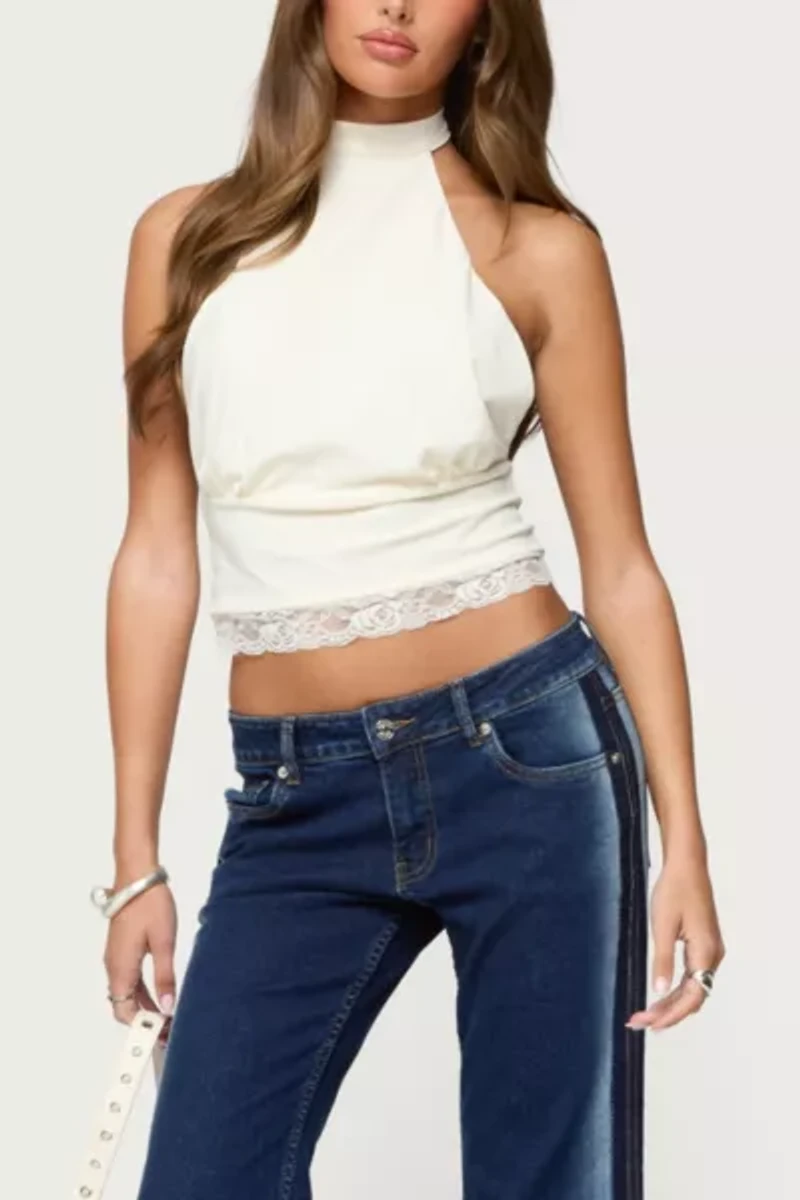 Edikted Sandra Lacey High Neck Halter Top
