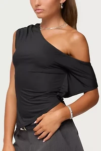 Edikted Katana Asymmetric Off Shoulder Top
