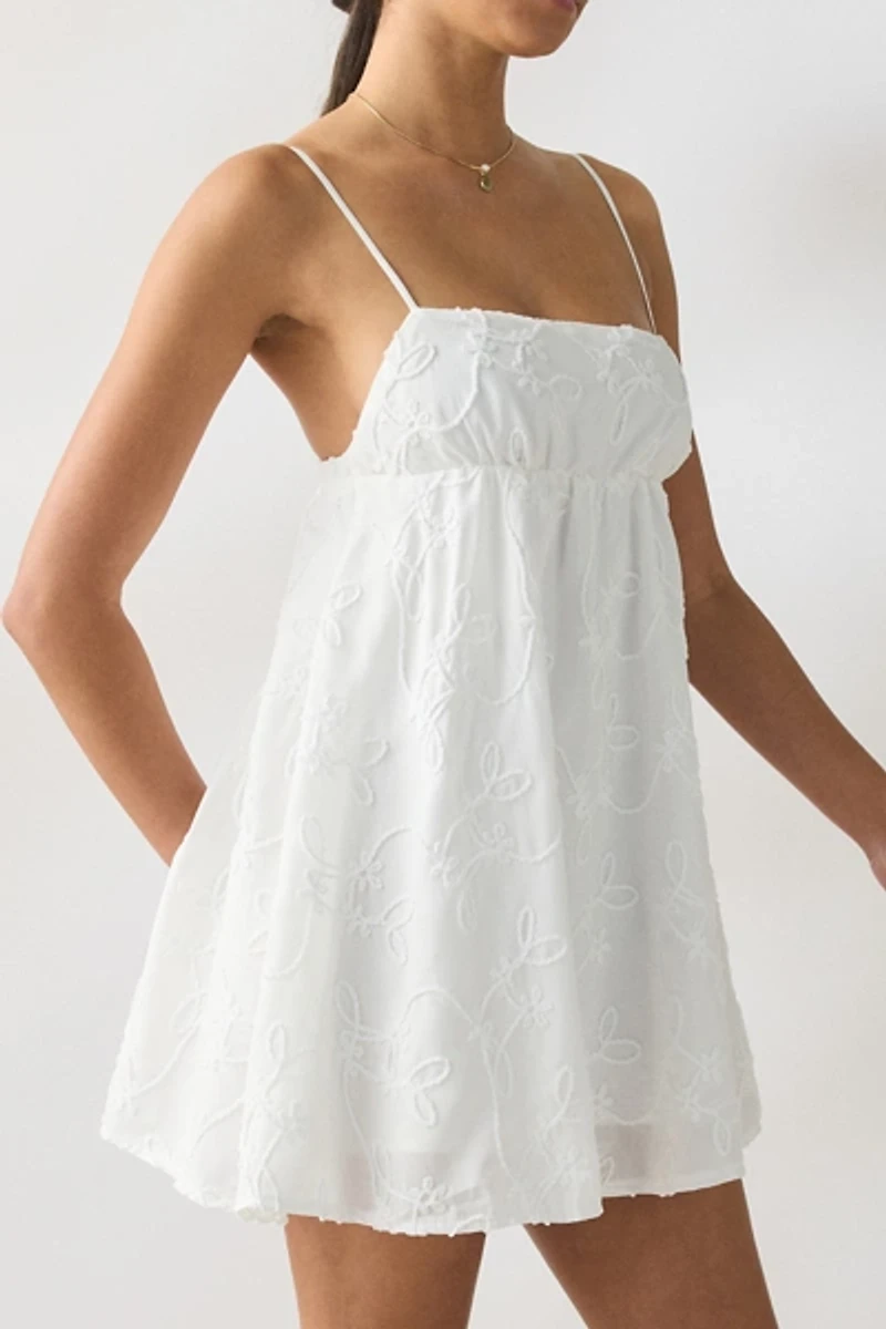Kiss The Sky Lucie Broderie Babydoll Cami Mini Dress
