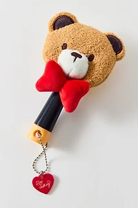 UO Mini Plush Hairbrush