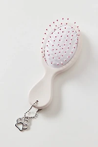 UO Mini Plush Hairbrush
