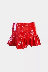 Mindblown Cherry Bomb Vinyl Skirt