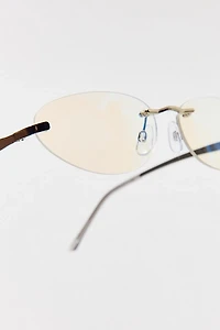 Jordan Rimless Blue Light Glasses
