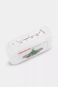 Peanuts "A Charlie Brown Christmas" CP-81 Portable Cassette Player + Cassette Set