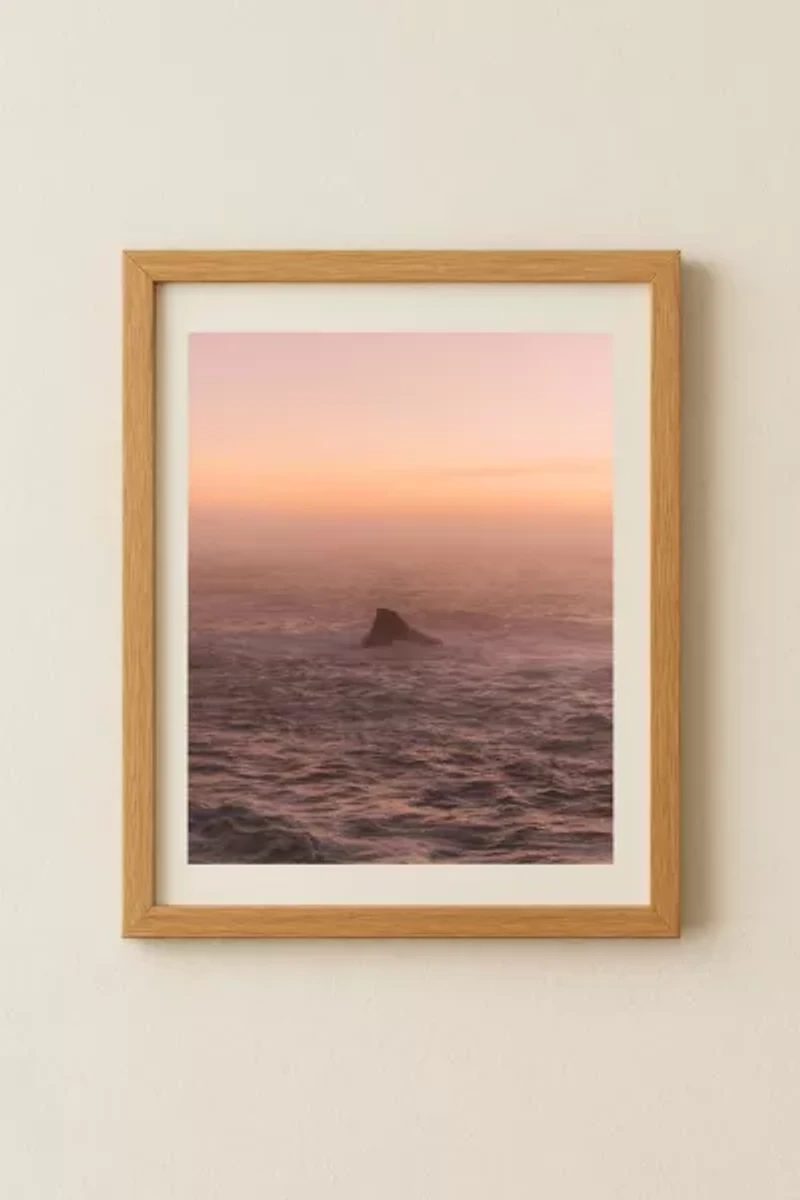 Evan Tetreault Sunset Wave Art Print