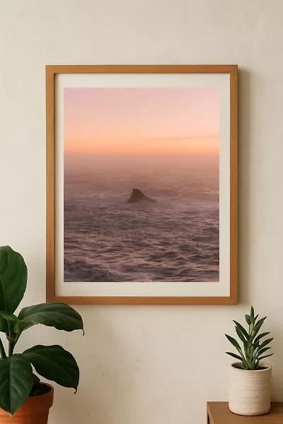 Evan Tetreault Sunset Wave Art Print