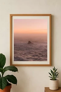 Evan Tetreault Sunset Wave Art Print