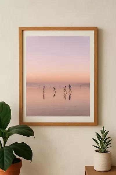 Evan Tetreault Beach At Dusk Art Print