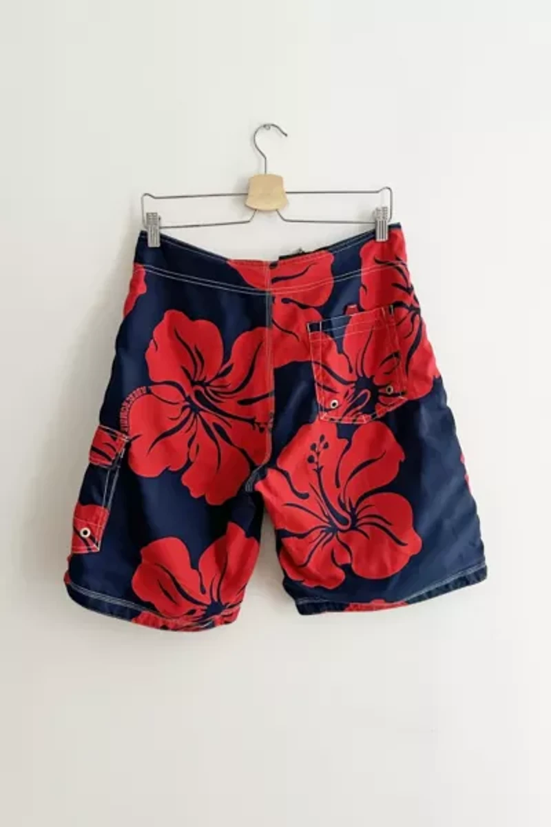 Vintage Y2K Ambercrombie & Fitch Hibiscus Floral Boardshorts