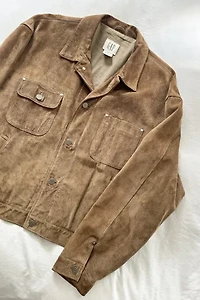 Vintage 90's GAP Suede Trucker Jacket
