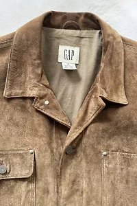 Vintage 90's GAP Suede Trucker Jacket