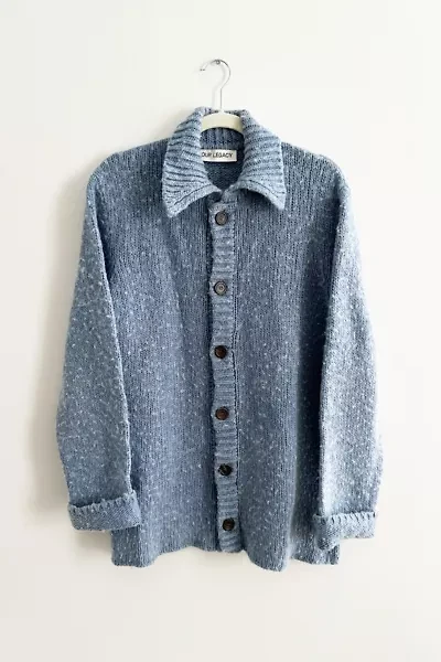 Our Legacy Dusty Blue Pilled Cardigan