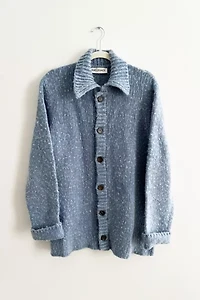 Our Legacy Dusty Blue Pilled Cardigan