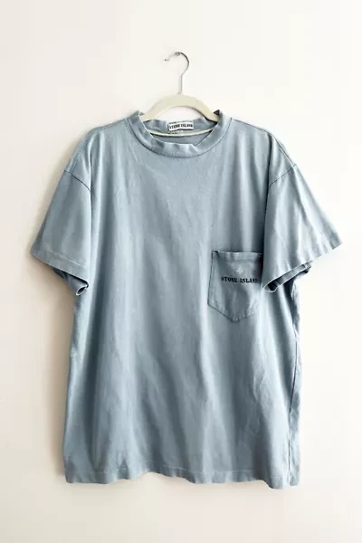 Vintage Stone Island Sunfaded Blue Tee