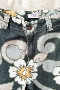 ERL Hibiscus Print Short Shorts