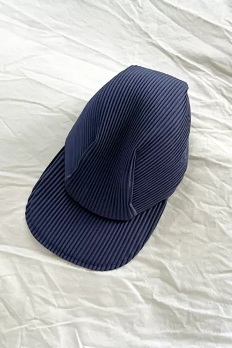 Issey Miyake Purple Pleated Hat