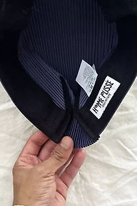 Issey Miyake Purple Pleated Hat