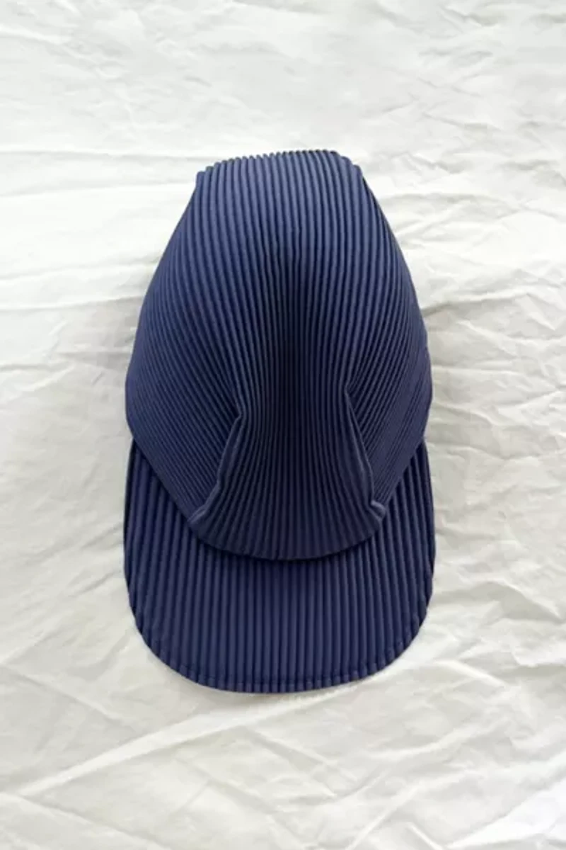 Issey Miyake Purple Pleated Hat