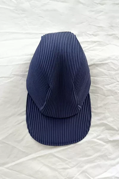 Issey Miyake Purple Pleated Hat