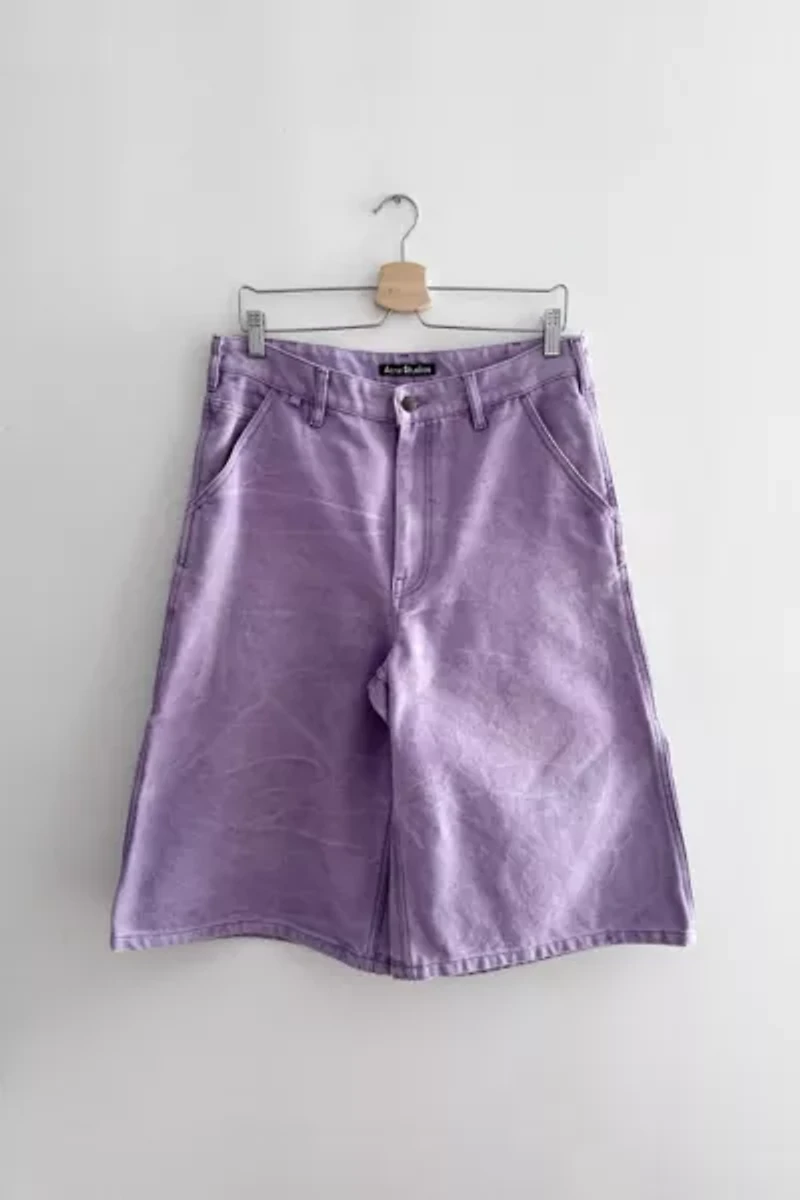 Acne Studios Lavender Baggy Shorts
