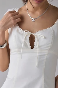 Kimchi Blue Right On Time Drop Waist Fit-And-Flare Mini Dress