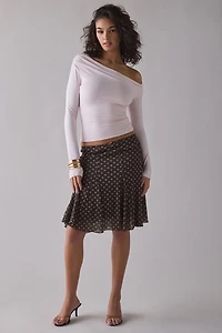 AFRM Bria Asymmetric Off-The-Shoulder Top