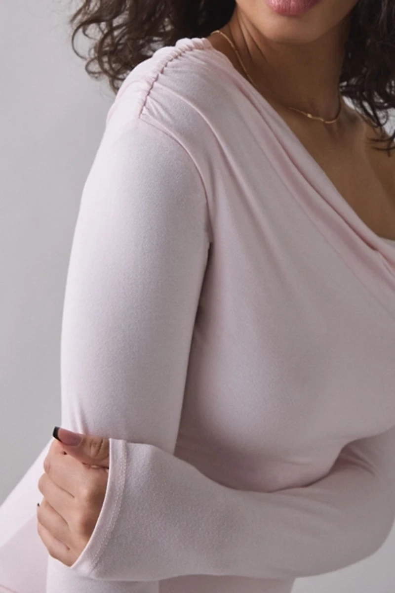 AFRM Bria Asymmetric Off-The-Shoulder Top
