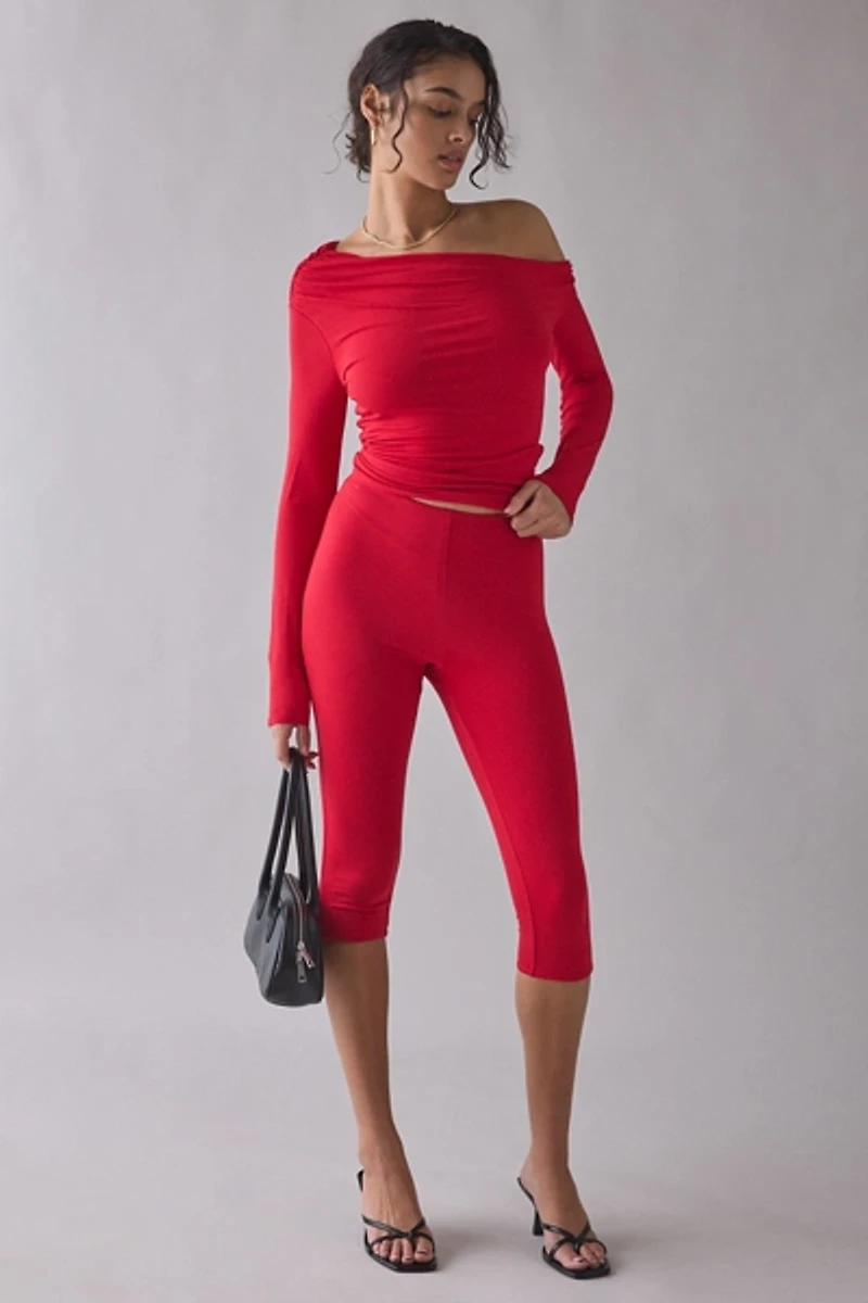 AFRM Bria Asymmetric Off-The-Shoulder Top