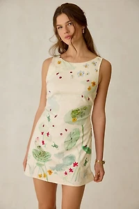 Kimchi Blue Shape Shifter Sleeveless Boatneck Mini Dress