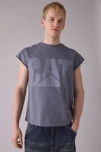 CAT Logo Graphic Muscle Tee