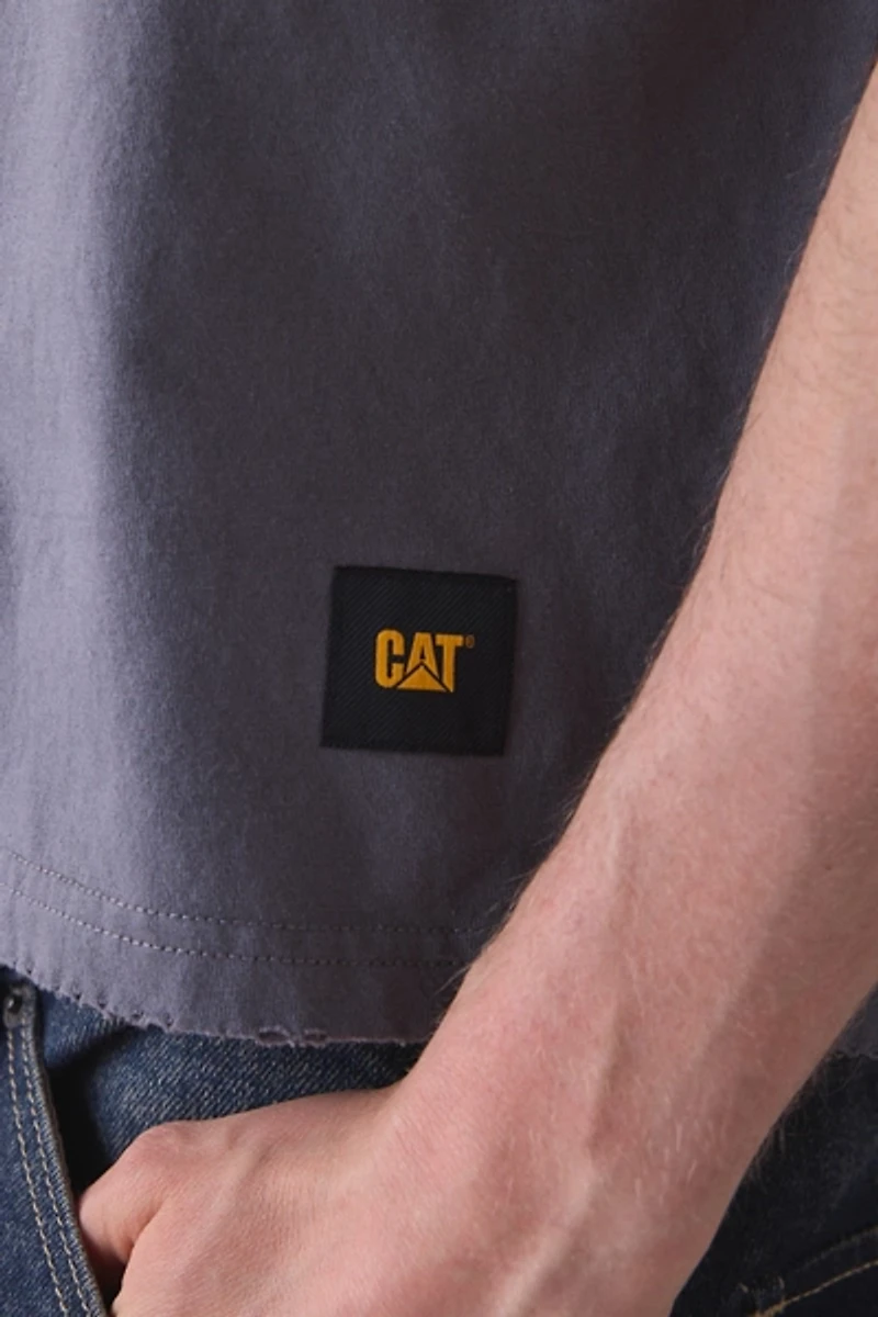 CAT Logo Graphic Muscle Tee