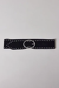 Essent Slouchy Studded Suede Belt