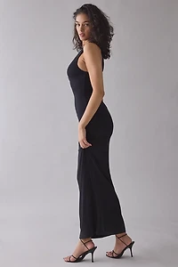 AFRM Casper Sleeveless High Neck Maxi Dress