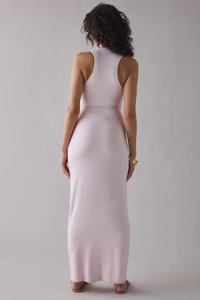 AFRM Casper Sleeveless High Neck Maxi Dress