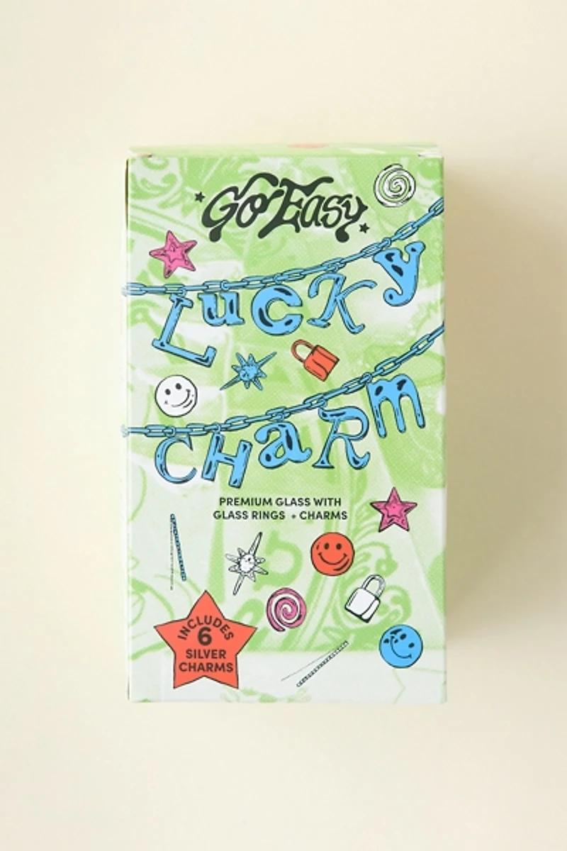 Go Easy Lucky Charm Glass Vase