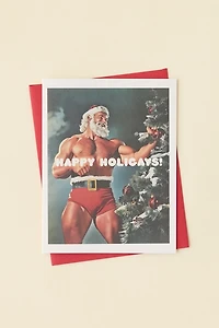 Offensive + Delightful Happy Holigays! Holiday Greeting Card