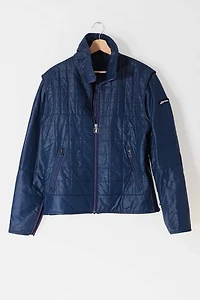 Vintage Ellesse Quilted Light Weight Biker Jacket Made in Italy